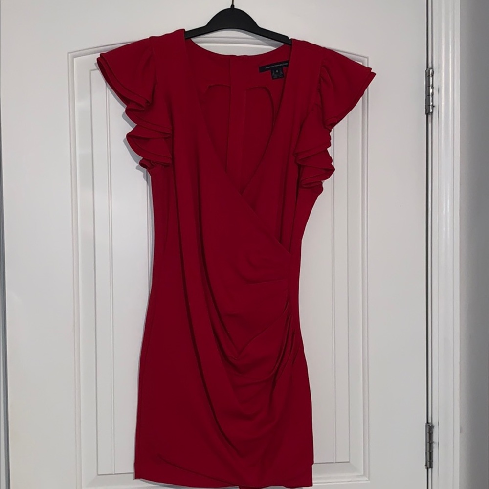 French Connection red mini dress
